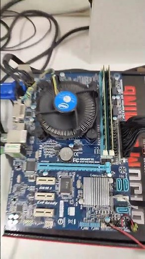I5-2400+技嘉H61M主機板+D3-4G*2 出貨測試影片