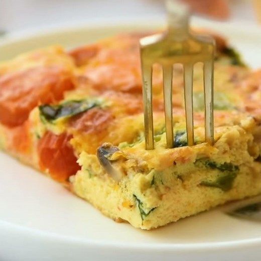 Loaded Vegetable Egg Bake Recipe