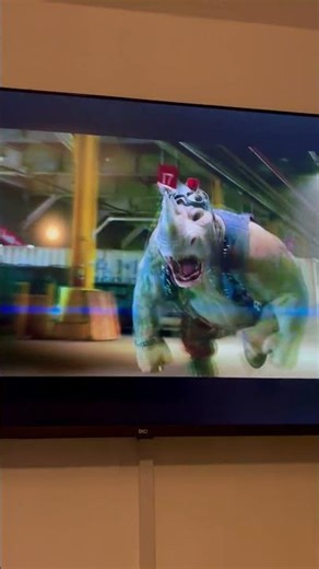 Rhino 🦏 charge from a other movie in tales of the teenage mutant ninja turtles season 2