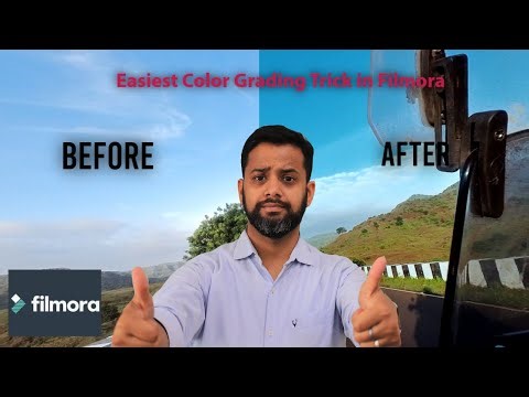 Color Grading Trick in Filmora – Make Your Videos CINEMATIC Instantly!"