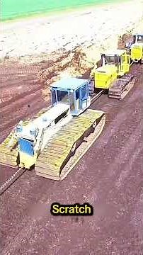 World's Largest Deep Plow Needs 3 Bulldozers to Pull It!
