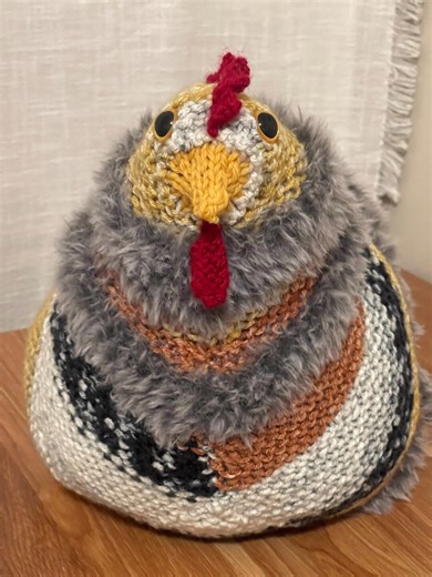 Emotional Support Chicken, Hand Knitted - Etsy