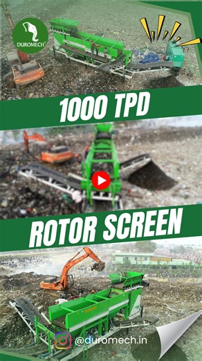 DUROMECH® | Thapar Engineering Works on Instagram: "♻️ Disc Screen | Turning Waste into Resources ✔️ High-efficiency Disc Screen for precise size separation of mixed waste streams ✔️ Effective segregation of fines, recyclables, and oversize material ✔️ Supports waste-to-resource recovery by maximizing valuable fractions and RDF output ✔️ Ensures smooth, continuous material flow with minimal clogging ✔️ Heavy-duty design for MSW and RDF applications ✔️ Improves overall plant efficiency and recove