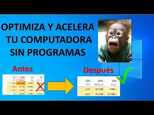 LIMPIAR, OPTIMIZAR Y ACELERAR mi PC SIN PROGRAMAS para Windows 10