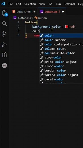 # How to make a simple button using HTML & CSS