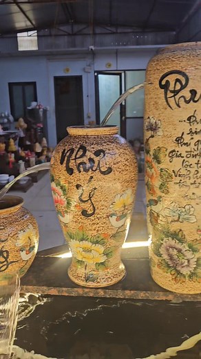 58K views · 282 reactions | Mẫu 5 bình chạy 1 bơm, thác nước bể cá quá sịn sò ạ | Gốm Sứ Hoàn Ben | Facebook