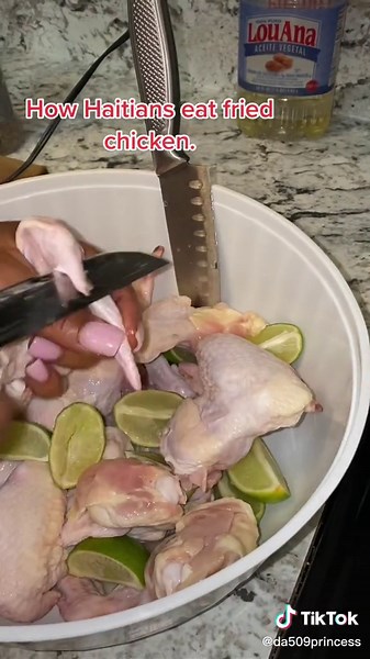 Haitian Food Cooking Tutorial: Macaroni Fried Chicken Recipe