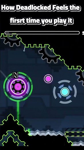 Deadlocked the first time be like #gaming #geometrydash #shorts #viral