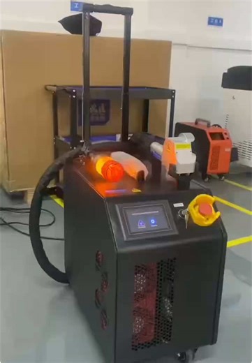 This 500W pulsed laser cleaning machine is equipped with a turning display screen for adjusting power, speed, and cleaning programs. It is simple and easy to operate.Contact me to learn more!#HandheldLaserCleaner #IndustrialCleaningSolutions #IndustrialTools