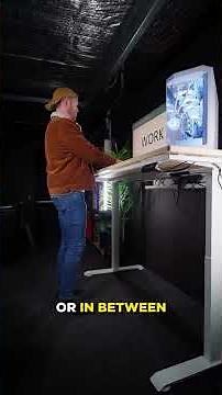 Atlas Lite Standing Desk | Work & Play Elevated #blacklyte #desksetup #standingdesk #gamingsetup