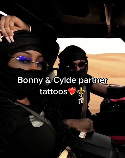 Bonny & Clyde Partner Tattoos ❤️‍🔥⚜️