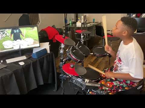 Jig 2 Play Along Drum Line Video on Drum set with Atlanta Drum Academy