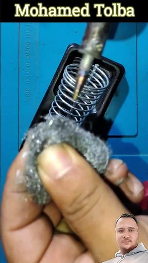 من صدأ إلى لمعان: تنظيف سن كاوية اللحام بطريقة مبتكرة! #إلكترونيات #ابتكار #diy