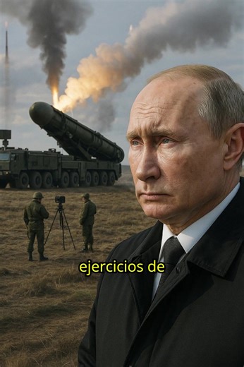 🚨 ¡Alerta mundial! Putin pone a prueba el poder nuclear ruso 💥 El presidente Vladímir Putin 🧑‍✈️ supervisó un impresionante entrenamiento de las fuerzas nucleares estratégicas de Rusia 🇷🇺, informó el Kremlin. 💣 Bajo su mando directo, participaron las tres ramas clave del arsenal ruso: 🌍 Tierra, 🌊 mar y ✈️ aire. Durante las maniobras: 🚀 Desde el cosmódromo de Plesetsk, se lanzó un misil balístico intercontinental Yars hacia el polígono de Kura, en Kamchatka. 🛳️ En el mar de Barents, el 