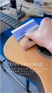 3.4K views · 69 reactions | “Fret Leveling: How to Restore Perfect Playability on Your Guitar” reparación guitarra #FretLeveling #GuitarFrets #GuitarMaintenance #LuthierTips #GuitarRepair #SmoothPlayability #GuitarSetup | Humberto Perez | Facebook