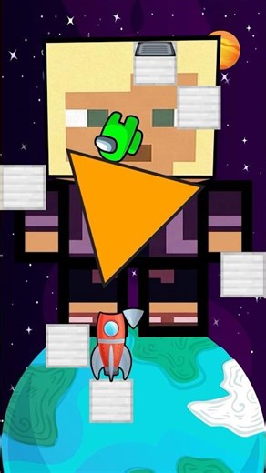 Mathematics vs. Minecraft Among Us Universe Short-Triangular Prism