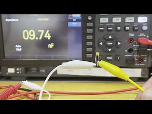 How to measure capacitance? (EDU34450A)