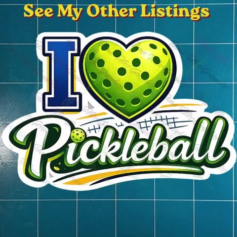 Net Ninja Pickleball Car Decal Sticker Large 6" X 4.5" Waterproof Full Color Free Shipping Unique Original Weatherproof - Etsy