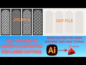 Custom CNC Jali: Complex Pattern Creation Explained (2025), adobe illustrator tutorial. full video.