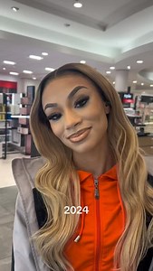 2024 at the MAC counter vs 2025 as a FULL time makeup artist! Only one year apart. 2026 be good to meee 🙏🏽💕 #fyp #viral #memphismakeupartist #makeupartist #makeupgoals | Keyonna Thompson