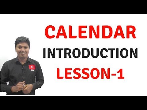 Calendar_Reasoning(Introduction)|| Lesson-1