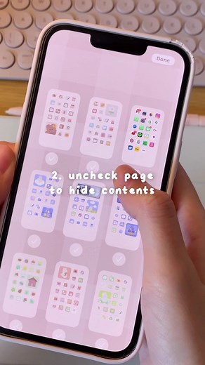 how to quickly remove your default app icons after adding custom shortcuts! ✨ you can also manually remove each icon by long press > edit home screen > remove from home screen. pls just make sure not to delete the app!! (this will delete all your saved app contents and the source for the shortcut will get lost). #iphonetricks #iphone #aesthetichomescreen #homescreenideas #ios17 #iphonetutorial