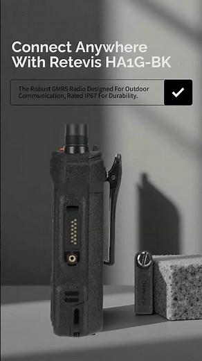 Connect Anywhere with Retevis HA1G-BK