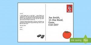 'oe' Phoneme Spotter Postcard