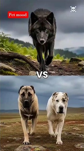 The ultimate power showdown #dog #alabai #kangal