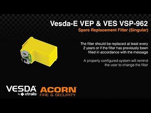 Vesda-E VEP & VES VSP-962 Spare Replacement Filter - Acorn Fire & Security