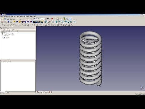 FreeCAD Lesson 06 - Compression Spring