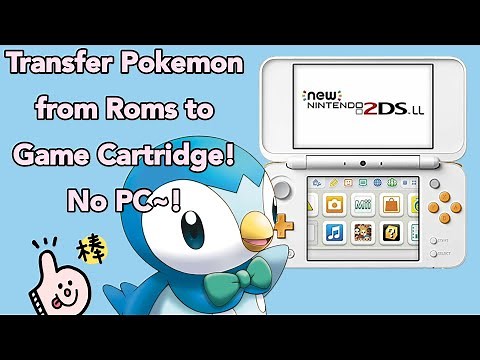Transfer Pokemon from Roms to your Game Cartridge! NO PC needed.