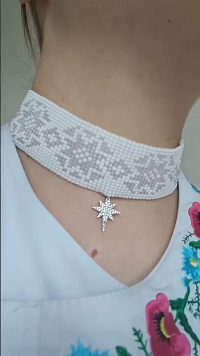 #music #бісер #embroidery #бісероплетіння #чокерзбісеру #чокер #ґердан