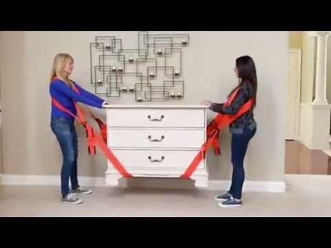 These straps makes lifting heavy items easier to move