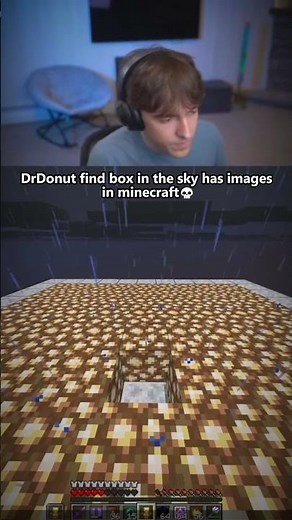 No Way DrDonut find box in the sky has images in minecraft💀