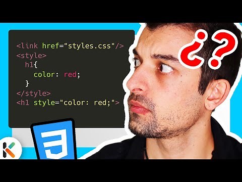 💙 Esta es la MEJOR manera de Añadir CSS al HTML - [Curso de CSS desde cero]