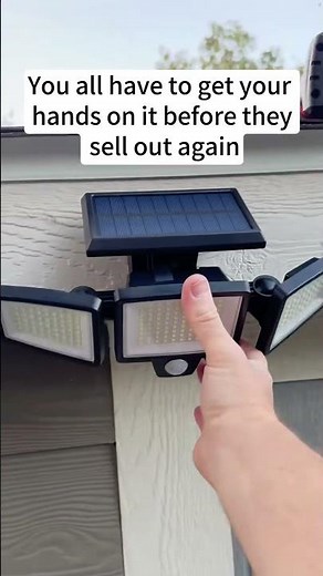 Brightest Solar Floodlight with Super Simple Setup! #solar