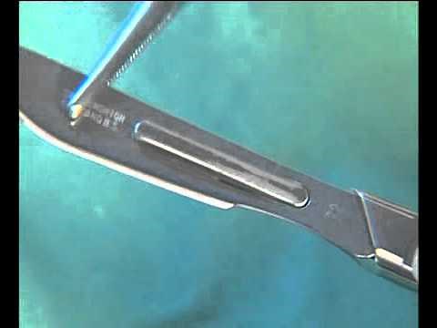 Fitting A Swann-Morton Surgical Blade
