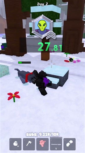 Alien vs Snowman Class Speedrun in 99 Nights in the Forest - Roblox