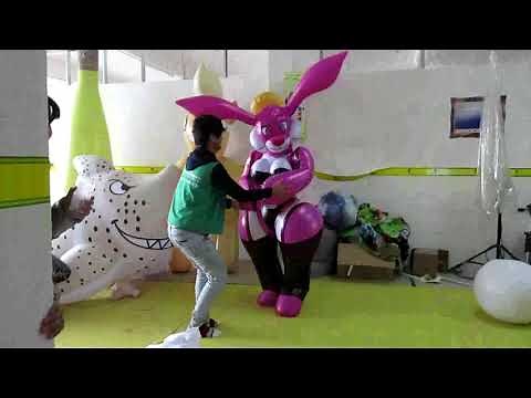 Inflatable Bunny suit from Hongyi
