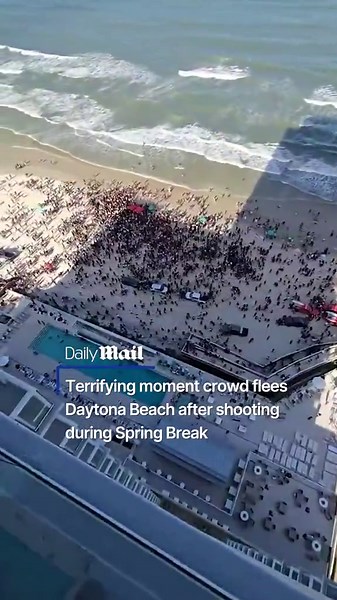 Crowd flees Daytona Beach after shooting during Spring Break