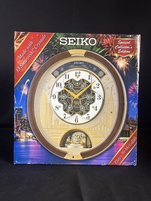Seiko Melodies in Motion Clock 2019 Collector's 13 Swarovski Crystals OB NEW | eBay
