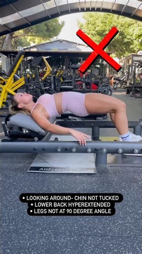 Stop Hurting Your Back! ❌ Perfect Hip Thrust Form Tutorial ✅