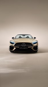 Crafted with perfection in mind, with a striking paint colour and meticulous details. Meet the Mercedes-AMG SL 63 MANUFAKTUR Golden Coast. Learn more: https://www.mercedes-benz.ie/models/sl-roadster/ | Mercedes-Benz Cars Ireland