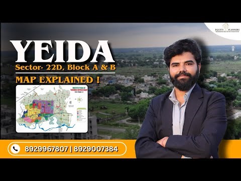 YEIDA Sector 22D Block A & B Residential Plots | Map | Plot Size | Park Facing | Master Plan 2041