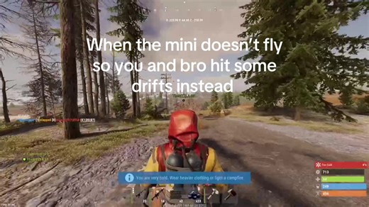 Mini Copter Fails and Epic Drifts in Rust Gameplay