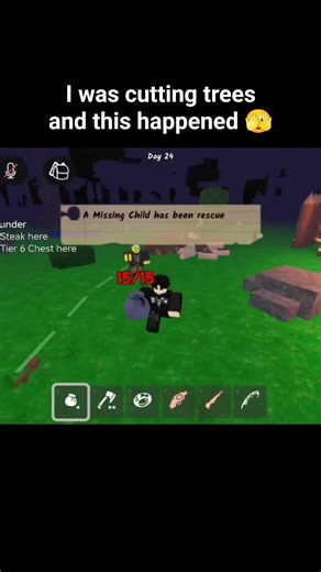 Day 6/30 Playing 99 nights in the forest #roblox #99nightintheforest #robloxedit