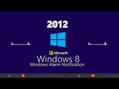 Windows 8 Windows Alarm Notification
