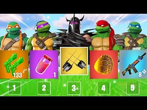 The *RANDOM* TMNT Challenge in Fortnite