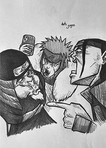 “The Cough-kage” ep! #artsyogee #anime #naruto #hokage #viral | Naruto